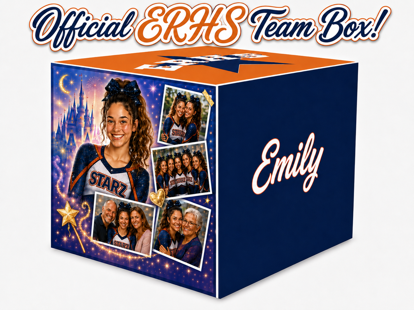 ERHS Official Team Cheer Box | Includes Design Service