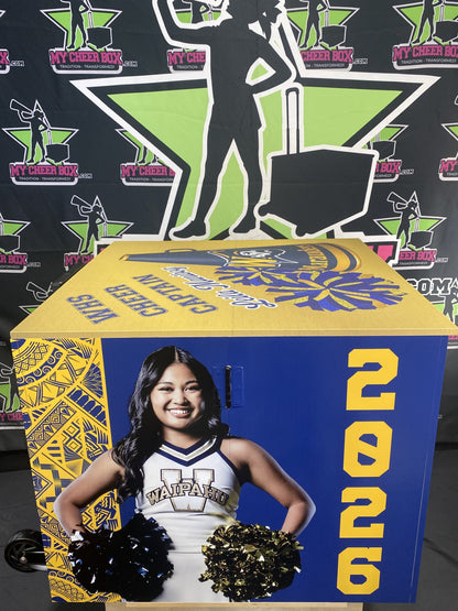 24 Inch Tall Fold Flat Mega MCB - w/ Customizable Team Design