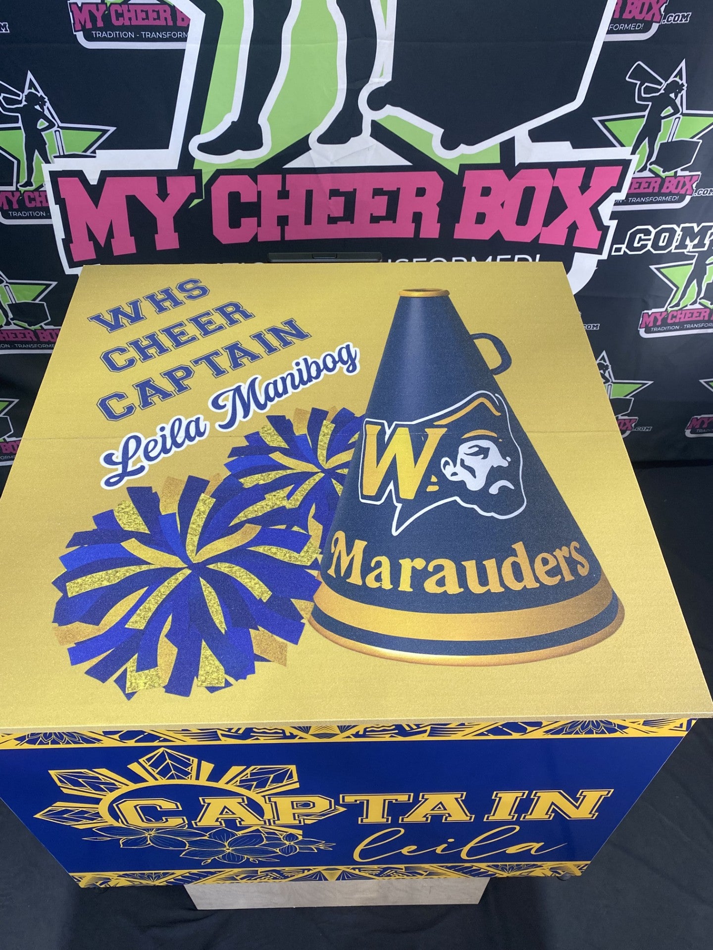 24 Inch Tall Fold Flat Mega MCB - w/ Customizable Team Design