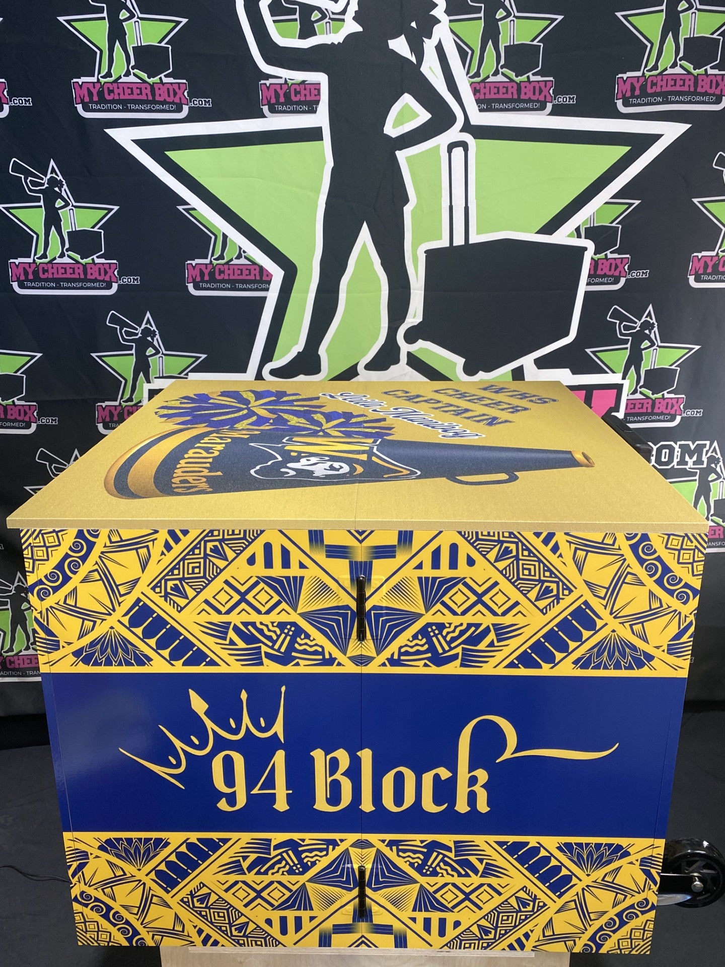 24 Inch Tall Fold Flat Mega MCB - w/ Customizable Team Design