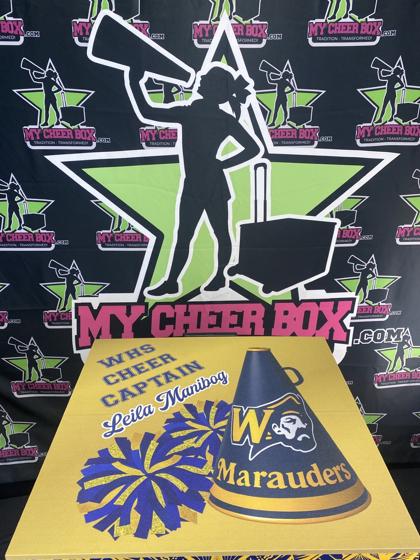 24 Inch Tall Fold Flat Mega MCB - w/ Customizable Team Design